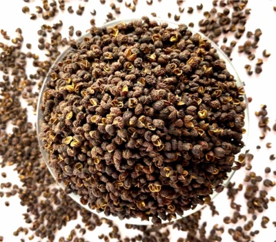 Organic Timut pepper hand-harvested in the Himalayas